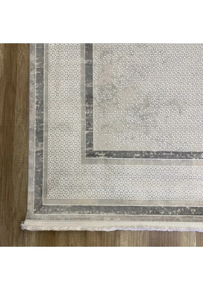 Hoom Rugs Grandy 4691 Antrasit Modern Halı Antrasit Beyaz