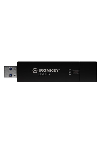 Kingston IronKey D500S 64 GB USB 3.2 Gen1 Şifrelemeli Flash Bellek