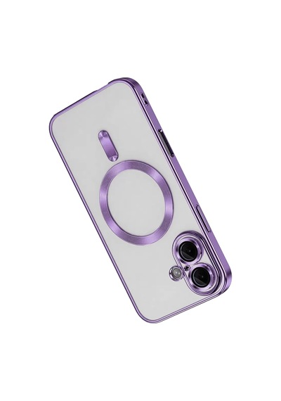 Newface Apple İphone 16 Kılıf Kross Magneticsafe Kapak - Mor