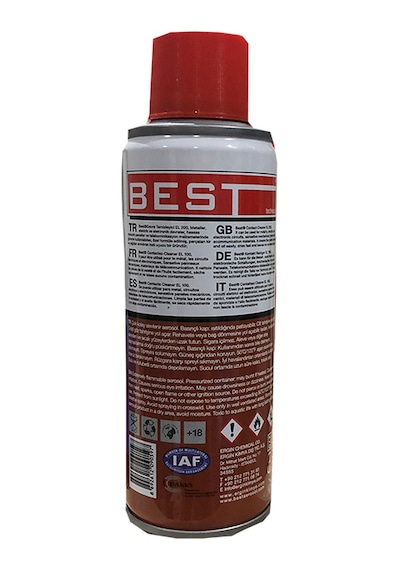 Best Elektronik Kart Devre Kontak Temizleyici Yağsız Sprey 200 ML
