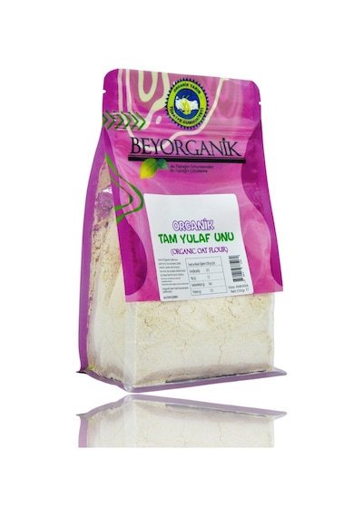 Organik Tam Yulaf Unu 350 G %100 Yerli Yulaf