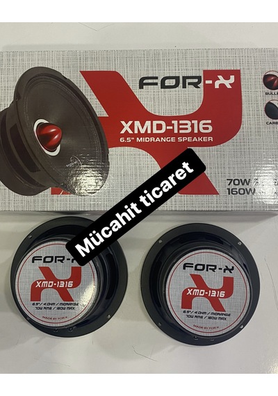 Forx Xmd-1316 16Cm Midrange 160Wat 70Rms Yeni Seri Kapaksız