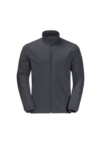 Jack Wolfskin Erkek Koyu Gri Softshell & Polar Koyu Gri Koyu Gri