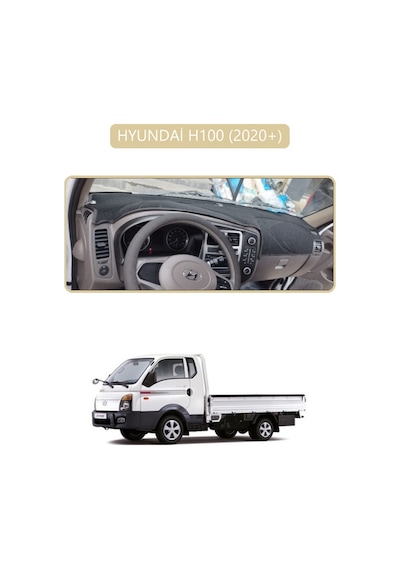 Hyundai H100 2020+torpido Koruma Halısı Bej Kenar