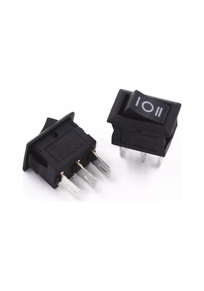 100 ADET IC-125B-5 MİNİ (S) IŞIKSIZ ANAHTAR ON-OFF-ON 3P 3 KADEME