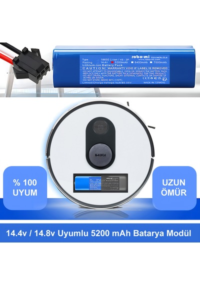 Roıdmi Eve Plus 5200mAh Robot Süpürge Bataryası