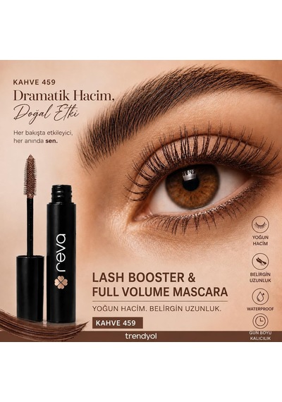 Lash Booster & Full Volume Color Maskara Brown-tam Hacim & Uzatan Renkli Maskara Kahverengi 459 Çok Renkli 67747393