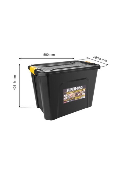 Super Bag Asr-4038 60 Lt Saklama Kutusu Çok Renkli
