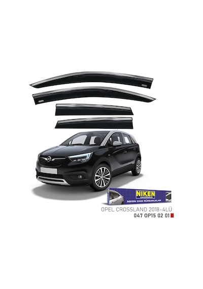 Opel Crossland X Kromlu Cam Rüzgarlığı Niken 2018 Sonrası
