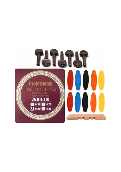 Alux 0.20 Çelik Pelesenk Burgu Tezene Eşik 4'Lü Set