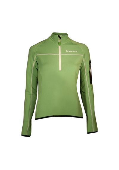 Grifone Elna Shirt Yarım Fermuarlı Polar Sweat Siyah - Yeşil