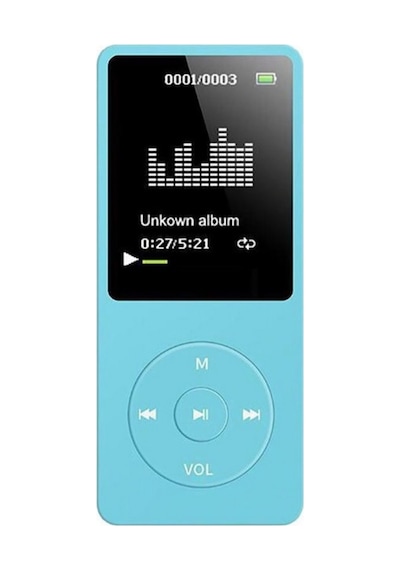 1049mp 8gb Hafıza Kartı li Ekranlı Mp3 Çalar Dahili Hoparlör Fm Radyo Bluetooth Müzik Çalar