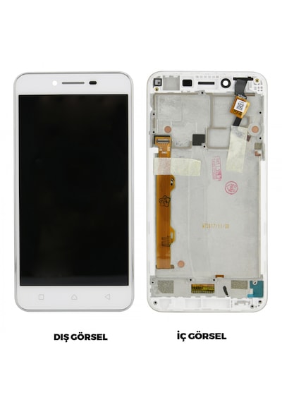 Teknonet Lenovo Vibe K5 A6020 Uyumlu Lcd+dokunmatik+çıtalı - Beyaz