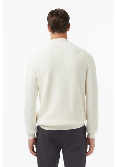 Nautica Erkek Krem Classic Fit Kazak-11576 Krem