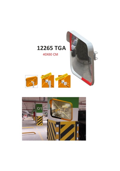 12265 Tga 40 60Cm Evelux Trafik Güvenlik Aynaları