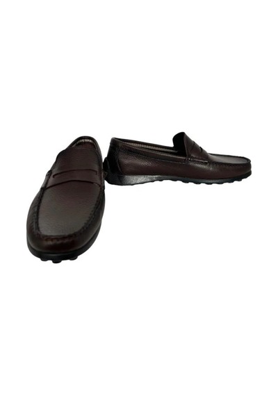 Kemal Tanca 887 2556 Erkrk Hakiki Deri Loafer Ayakkabı Kahverengi