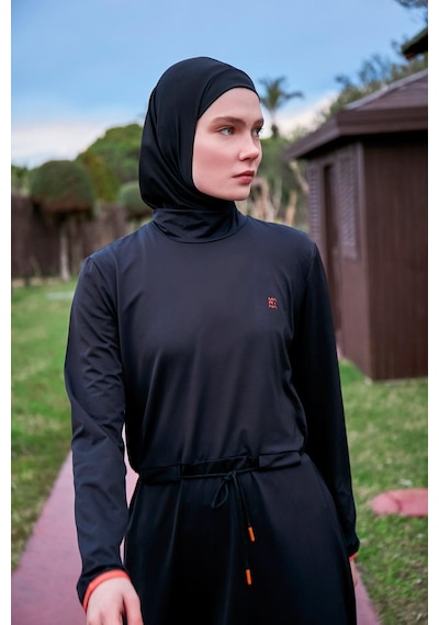 Marina M2478 Tam Kapalı Mayo-siyah Siyah