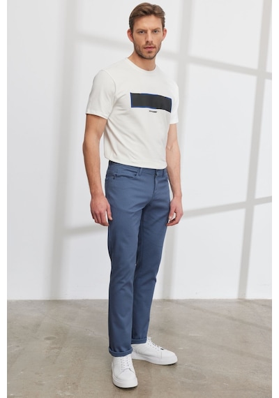 AC&Co / Altınyıldız Classics Erkek Petrol Slim Fit Dar Kesim 5 Cep Armürlü Esnek Pantolon 001 AC&Co / Altınyıldız Classics Erkek Petrol Slim Fit Dar Kesim 5 Cep Armürlü Esnek Pantolon 001