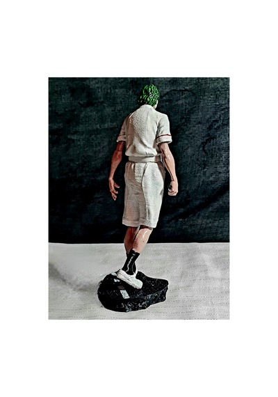 3d Hemşire Joker Figür / Heath Ledger Joker Nurse /batman Kara Şövalye Joker/20 Cm/fanart