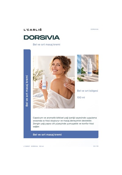 L'carlıe Dorsivia Isınma Etkili Masaj Kremi Bitkisel 100 Ml