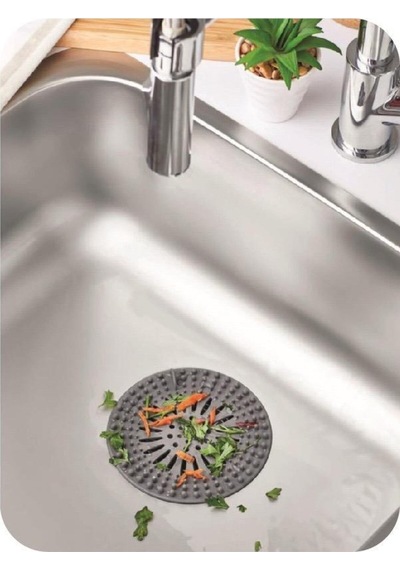 3 Adet Büyük Boy Mutfak Banyo Lavabo Gider Tıkacı Süzgeç Silikon Diğer