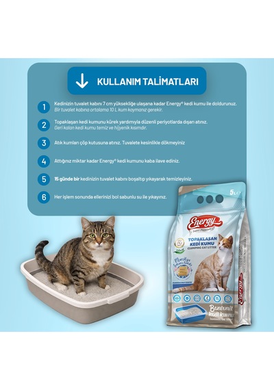 Kedi Kumu Sabun Kokulu 5 Lt - 2 Adet