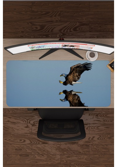 Kartal Kaymaz Dikişli Kauçuk Oyuncu Mousepad V4 - 90x40 Xxl Gaming Mouse Pad Fare Altlığı