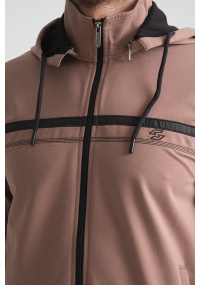 Shooter Sportswear Shooter Premium Dik Yaka Rahat Form Klasik Paça Erkek Eşofman Takımı Vizon Shooter Sportswear Shooter Premium Dik Yaka Rahat Form Klasik Paça Erkek Eşofman Takımı Vizon