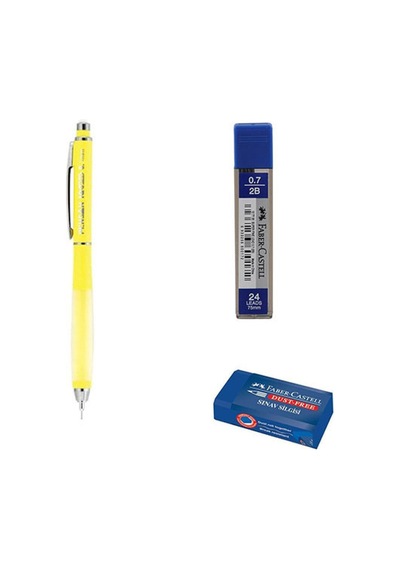Iq Plus 0.7 Uçlu Sarı Versatil Kalem Set Sarı