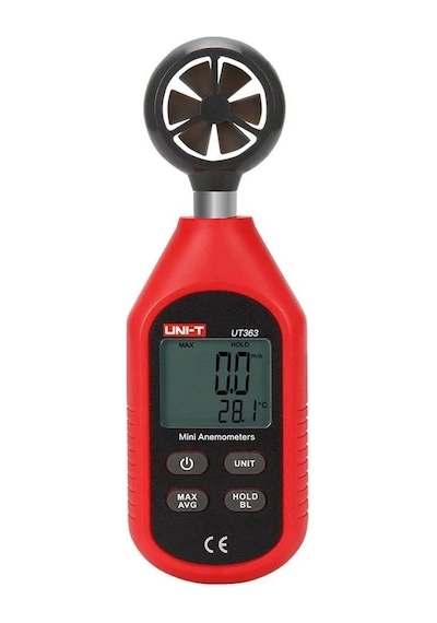 Unit Ut363 Mini Dijital Rüzgar Hızı Ölçer Anemometre