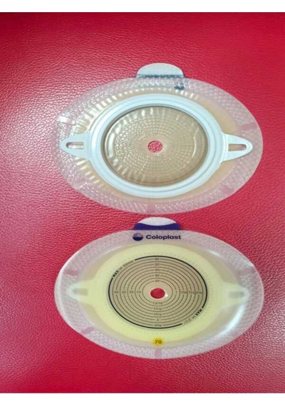 Taban Plakası Ostomi Adaptörü Şeffaf 70 Mm 60 Mm Kesilebilir 10045 1 Kutu 5 Adet