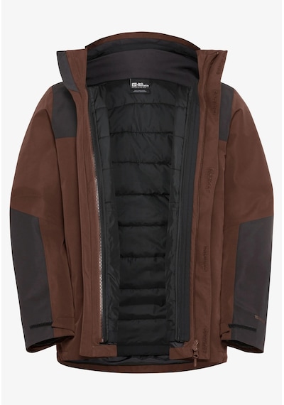 Jack Wolfskin Jasper 3ın1 Erkek Outdor Mont Kahve. Kahve