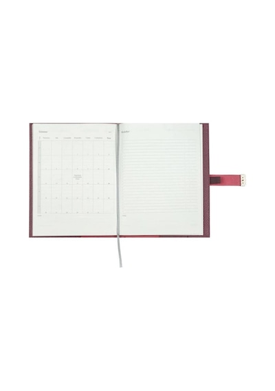Victoria's Journals Exclusive 2027 Haftalık Ajanda A4 19x25cm Ivory 100gr. İçi Değişebilir Bordo