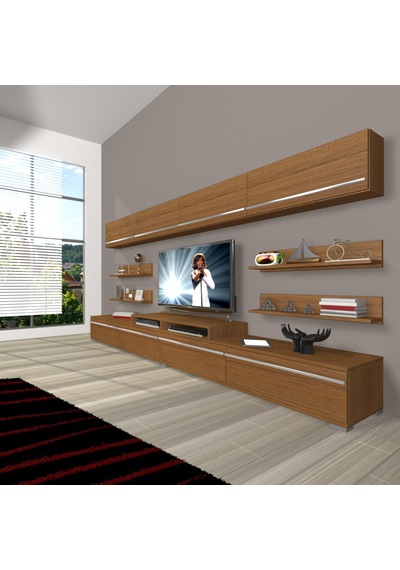 Decoraktiv Ekoflex 360y Mdf Tv Ünitesi Tv Sehpası Ceviz