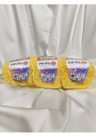 Baby Cotton Multicolor El Örgü İpi 3 Adet - 5204