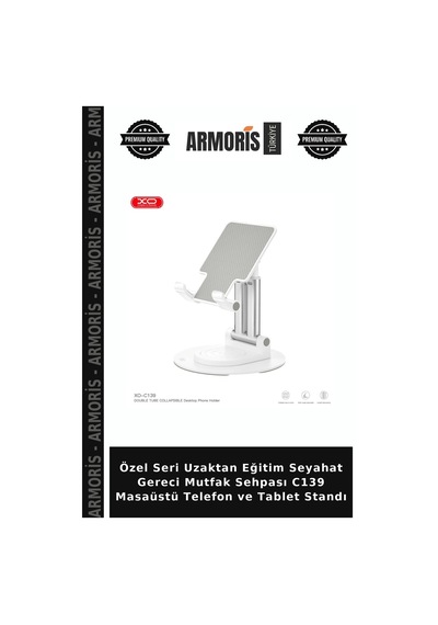 Özel Seri Uzaktan Eğitim Seyahat Gereci Mutfak Sehpası C139 Masaüstü Telefon Ve Tablet Standı