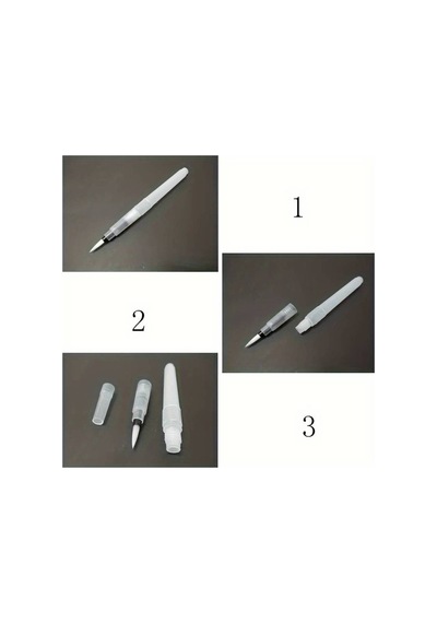 Fırça Uçlu, Brush Pen, Suluboya Fırçaları, Su Ve Mürekkep Hazneli Fırça Kalem-m Beden