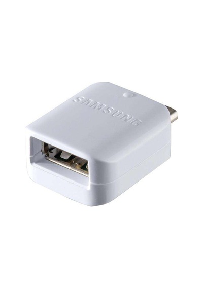 Samsung Uyumlu Type-C To Usb Otg Çevirici Dönüştürücü Adaptör Beyaz
