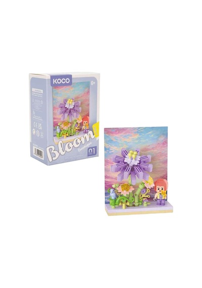Bloom Boutique Stamen Scene Serisi Mini Bahçe Yapı Blokları Seti