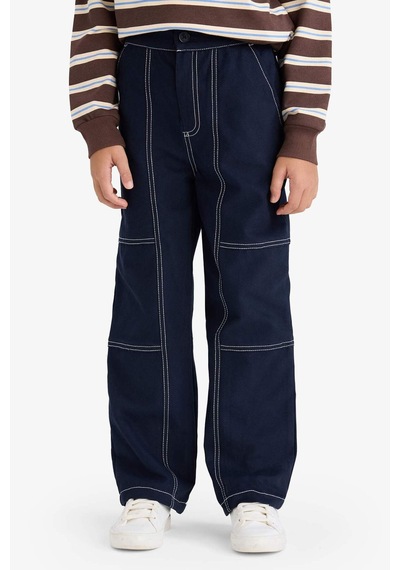 Defacto Erkek Çocuk 2li Takım Çizgili Sweatshirt Jean Pantolon G4682a825wnbn258 Kahve-bn258