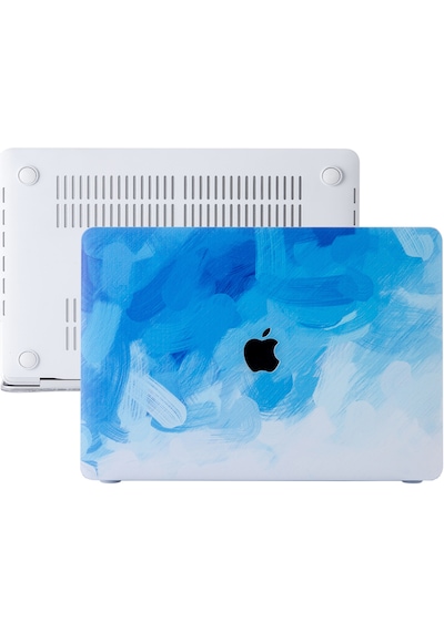 Apple Uyumlu MacBook Air Kılıf M1 HardCase Touch ID A1932 A2179 A2337 Paint02
