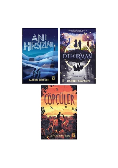 Darren Simpson 3 Kitap Set / Çöpçüler + Anı Hırsızları + Öteorman