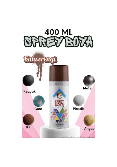 400 Ml Sprey Boya Kahverengi Metal Ahşap Beton Duvar Yüzeylere Uygun Hobi Akrilik Mat Parlak Dekoratif Boyası Genel Amaçlı Hızlı Kuruyan Çok Amaçlı Renkli Sprey Boyalar İç Dış Mekan Kendin Yap Dıy Kahverengi Kahverengi 400 Ml Sprey Boya Kahverengi Metal Ahşap Beton Duvar Yüzeylere Uygun Hobi Akrilik Mat Parlak Dekoratif Boyası Genel Amaçlı Hızlı Kuruyan Çok Amaçlı Renkli Sprey Boyalar İç Dış Mekan Kendin Yap Dıy Kahverengi Kahverengi
