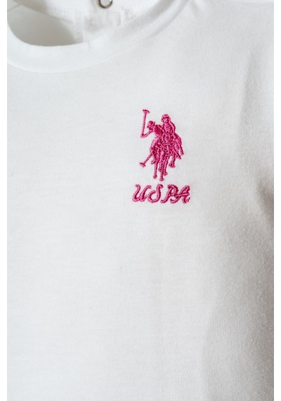 U.s. Polo Assn. Kız Bebek Beyaz Bebek Takım 5274-50131 Beyaz