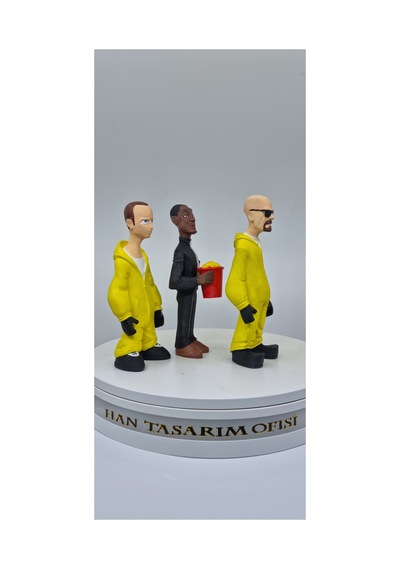 Breaking Bad 3 Lu Set Walter White Jesse Pinkman Gustavo Fring 15 Cm
