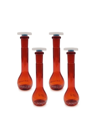 Borox Amber Cam Balon Joje 10 Ml - Pp Tıpalı - Class A Sertifikalı - 4 Adet/paket