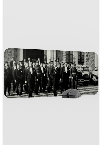 Mustafa Kemal Atatürk V1 70x30 Xl Gaming Kauçuk Kaymaz Taban Mouse Pad Fare Altlığı