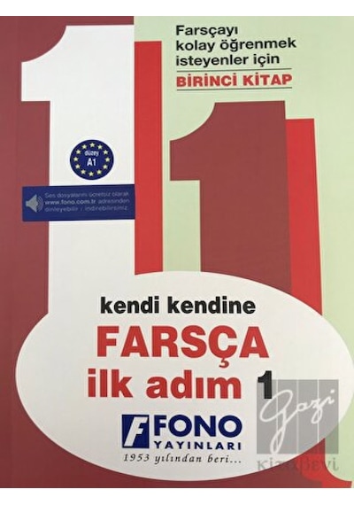 Kendi Kendine Farsça İlk Adım 1 - CD'li - Kutulu -  Fono Yayınları