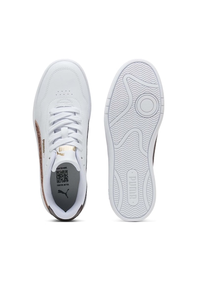 Puma Court Lally Feline Beyaz Kadın Sneaker 000000000102704074 Beyaz-kahve