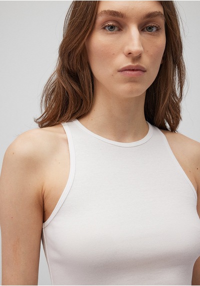 Mavi - Halter Yaka Beyaz Atlet 1612585-70057